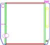 MegaCool Universal Fit Radiator Dual Pass Crossflow Design 22" x 19" with Transmission Cooler - image 1