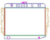 ExactFit Radiator for 1966-1969 Chrysler B Body Belvedere/Satellite/Coronet/Charger with Small Block - image 1