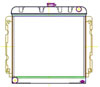 ExactFit Radiator for 1966-1969 Chrysler B Body Belvedere/Satellite/Coronet/Charger with Small Block - image 1