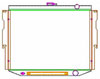 ExactFit Radiator for 1974-1978 Chrysler B Body Fury, Monoco, New Yorker, Newport, Town & Country with Big Block - image 1