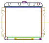 ExactFit Radiator for 1967-1969 Chrysler A Body Barracuda, Dart, Scamp, & Valiant with Big Block - image 1