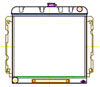 ExactFit Radiator for 1966-1969 Chrysler B Body Belvedere/Satellite/Coronet/Charger with Small Block - image 1