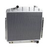 ExactFit Radiator for 1957 Chevrolet Car for Chevy L6 Mount with Transmission Cooler - image 3