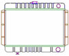 ExactFit Radiator for 1959-1964 Belair/Biscayne/Impala & 1959 El Camino with Transmission Cooler - image 1
