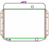 ExactFit Radiator for 1961-1964 Ford Truck with Early Ford Small Block & L6 - image 1