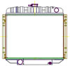 ExactFit Radiator for 1971-1977 Maverick/Comet with Late Small Block - image 1