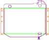 PerformanceFit Radiator for 1955-1960 Chevy C1 Corvette - image 1