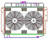 ExactFit Radiator ComboUnit for 1970-1973 Chrysler B Body Charger/Coronet/Road Runner/Satellite with Big Block - image 1