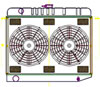 ExactFit Radiator ComboUnit for 1960-1970 Chrysler C Body with Big Block - image 1