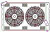 ExactFit Radiator ComboUnit for 1969-1973 Corvette - image 1