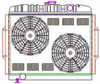 ExactFit Radiator ComboUnit for 1967-1974 AMX/Ambasador/Gremlin/Hornet/Javelin with Engine Side Mounting Brackets - image 1