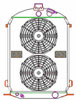 ExactFit Radiator ComboUnit for 1930-1931 Model A with Early GM Engine; Dummy Filler Neck & Hood Rod Options