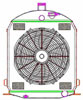 ExactFit Radiator ComboUnit for 1928-1929 Model A with Early GM Engine and Dummy Filler Neck - image 1