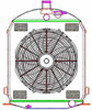ExactFit Radiator ComboUnit for 1928-1929 Model A with Early GM Engine; Dummy Filler Neck & Hood Rod Options - image 1