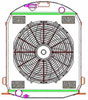 ExactFit Radiator ComboUnit for 1928-1929 Model A with Late Ford Small Block and Big Block; with Hood Rod Bracket - image 1