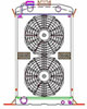 ExactFit Radiator ComboUnit for 1937-1938 Ford with Late Ford Small Block & Big Block - image 1