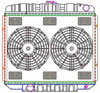 ExactFit Radiator ComboUnit for 1967 Fairlane with Late Small Block & Big Block - image 1