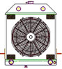 ExactFit Radiator ComboUnit for 1939-1940 Ford/Mercury Car with Early Ford Flathead V8 - image 1