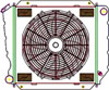 PerformanceFit Radiator ComboUnit for 1967-1977 Ford Bronco - image 1