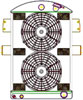 ExactFit Radiator ComboUnit for 1934-1935 Chevrolet Master - image 1