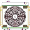 ExactFit Radiator ComboUnit for 1962-1968 Fairlane, Falcon, Torino, Galaxie, & LTD with Late Small Block - image 1