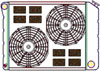 ExactFit Radiator ComboUnit for GM 1968-1972 A Body & X Body with Small V8 & L6 - image 1
