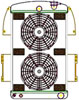 ExactFit Radiator ComboUnit for 1934-1936 Chevy/GMC Pickup Truck - image 1