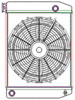 ClassicCool ComboUnit Universal Fit Radiator and Fan Single Pass Crossflow Design 22" x 15.50" with 16AN Inlet/Outlet - image 1