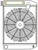 ClassicCool ComboUnit Universal Fit Radiator and Fan Single Pass Crossflow Design 22" x 15.50" with Transmission Cooler - image 1