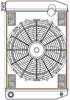ClassicCool ComboUnit Universal Fit Radiator and Fan Single Pass Crossflow Design 24" x 15.50" with 16AN Inlet - image 1