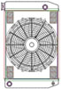 ClassicCool ComboUnit Universal Fit Radiator and Fan Single Pass Crossflow Design 24" x 15.50" with 16AN Inlet/Outlet - image 1