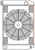 ClassicCool ComboUnit Universal Fit Radiator and Fan Single Pass Crossflow Design 24" x 15.50" with Straight Outlet - image 1