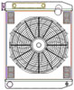 ClassicCool ComboUnit Universal Fit Radiator and Fan Single Pass Crossflow Design 24" x 19" with Transmission Cooler - image 1