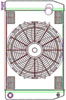 ClassicCool ComboUnit Universal Fit Radiator and Fan Single Pass Crossflow Design 26" x 15.50" with 16AN Inlet - image 1