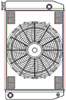 ClassicCool ComboUnit Universal Fit Radiator and Fan Single Pass Crossflow Design 26" x 15.50" with 16AN Inlet/Outlet - image 1