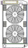 ClassicCool ComboUnit Universal Fit Radiator and Fan Single Pass Crossflow Design 27.50" x 15.50" with Transmission Cooler - image 1