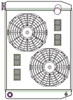 ClassicCool ComboUnit Universal Fit Radiator and Fan Single Pass Crossflow Design 27.50" x 19" with 16AN Inlet - image 1
