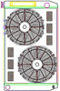 ClassicCool ComboUnit Universal Fit Radiator and Fan Single Pass Crossflow Design 31" x 19" with Transmission Cooler - image 1