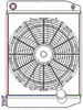 ClassicCool ComboUnit Universal Fit Radiator and Fan Single Pass Crossflow Design 22" x 15.50" with 16AN Inlet - image 1
