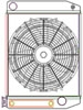 ClassicCool ComboUnit Universal Fit Radiator and Fan Single Pass Crossflow Design 22" x 15.50" with Transmission Cooler - image 1