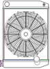 ClassicCool ComboUnit Universal Fit Radiator and Fan Single Pass Crossflow Design 22" x 15.50" with No Options - image 1