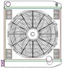 ClassicCool ComboUnit Universal Fit Radiator and Fan Single Pass Crossflow Design 22" x 19" with No Options - image 1
