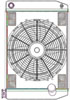 ClassicCool ComboUnit Universal Fit Radiator and Fan Single Pass Crossflow Design 24" x 15.50" with 16AN Inlet - image 1