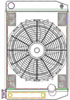 ClassicCool ComboUnit Universal Fit Radiator and Fan Single Pass Crossflow Design 24" x 15.50" with Transmission Cooler - image 1