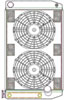 ClassicCool ComboUnit Universal Fit Radiator and Fan Single Pass Crossflow Design 27.50" x 15.50" with Transmission Cooler - image 1
