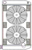 ClassicCool ComboUnit Universal Fit Radiator and Fan Single Pass Crossflow Design 27.50" x 15.50" with No Options - image 1