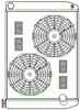 ClassicCool ComboUnit Universal Fit Radiator and Fan Single Pass Crossflow Design 27.50" x 19" with No Options - image 1