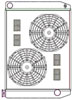 ClassicCool ComboUnit Universal Fit Radiator and Fan Single Pass Crossflow Design 27.50" x 19" with Straight Outlet - image 1