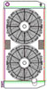 ClassicCool ComboUnit Universal Fit Radiator and Fan Single Pass Crossflow Design 31" x 15.50" with 16AN Inlet - image 1