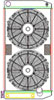 ClassicCool ComboUnit Universal Fit Radiator and Fan Single Pass Crossflow Design 31" x 15.50" with Transmission Cooler - image 1